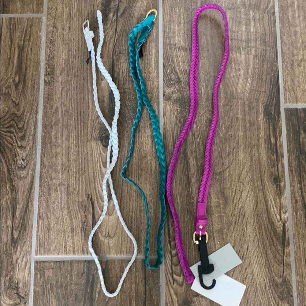 Accent Belt Lot of 3